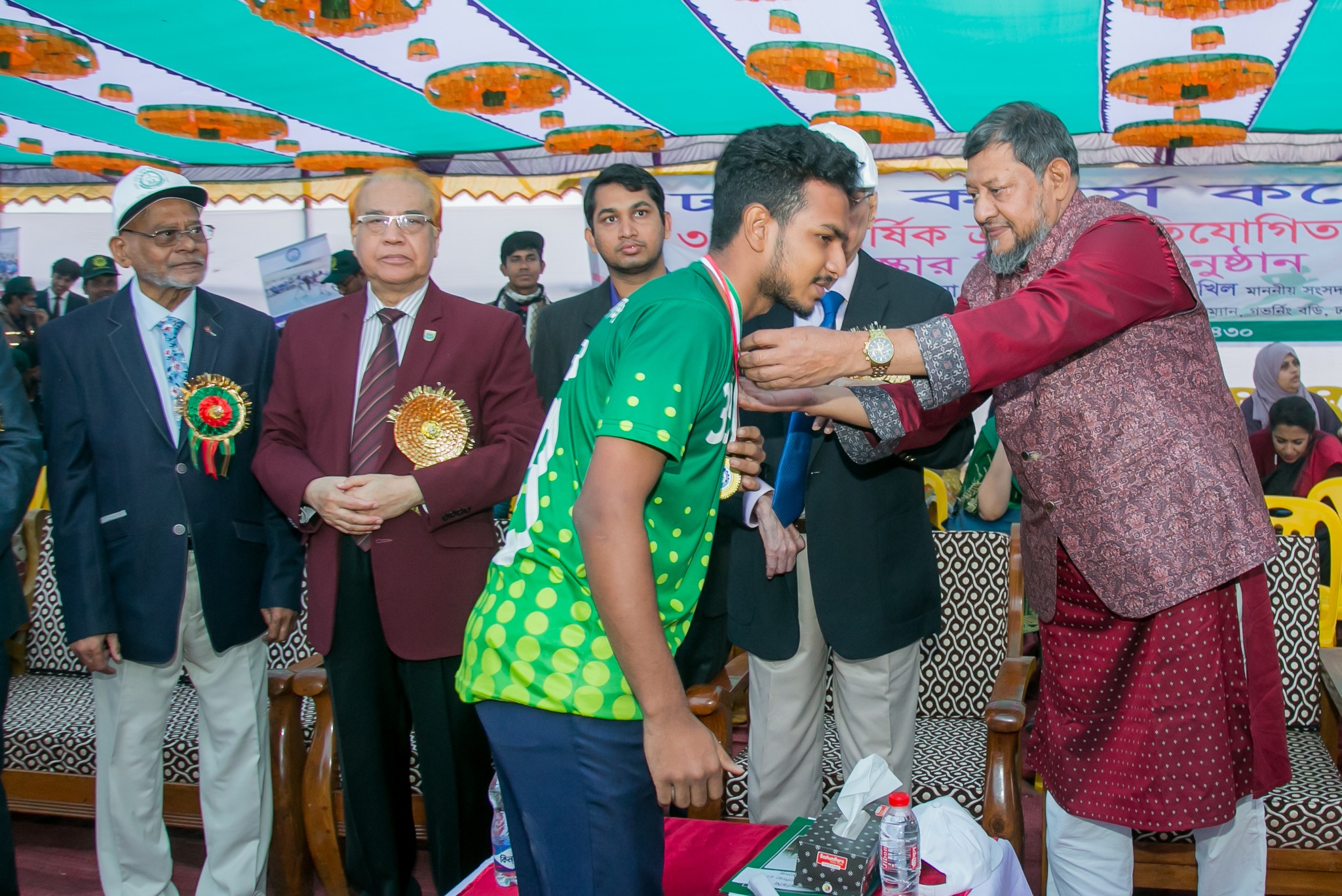 The 32nd annual sports-2024 held at Dhaka Commerce College