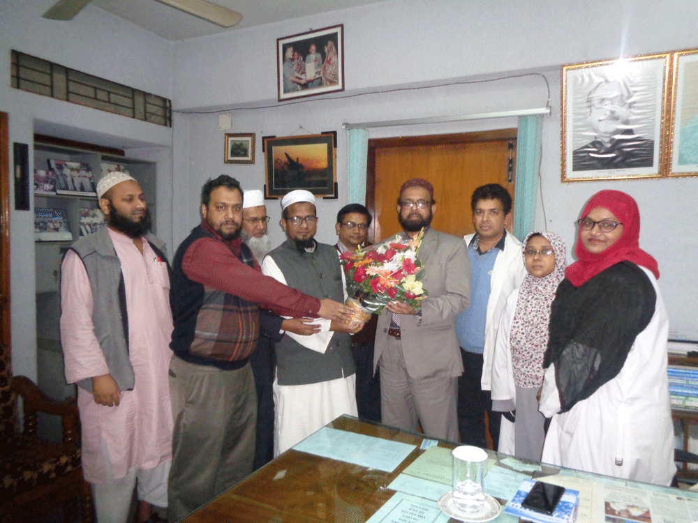 Reception to Principal (Acting) Prof. Md. Shafiqul Islam by the teachers of Department of Statistics