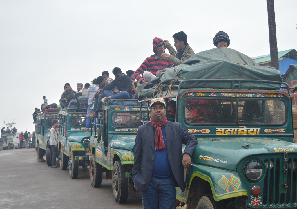 Return of the tour party of BBA Program from Sajek Valley