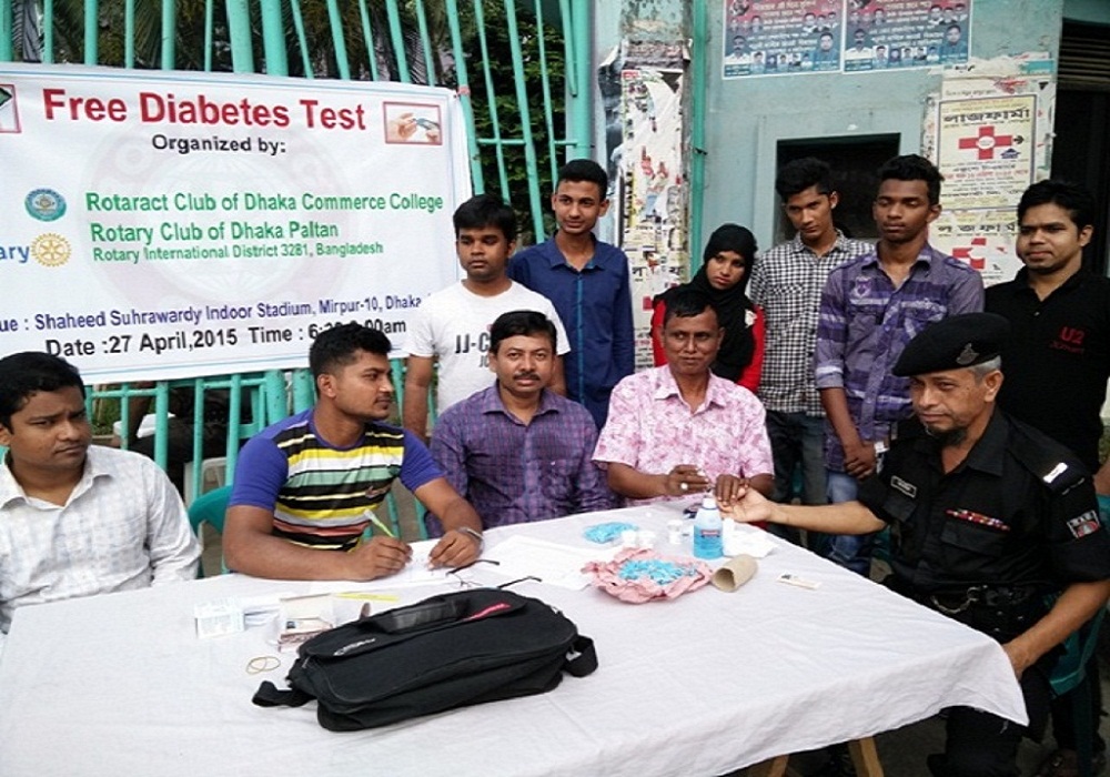 1st Free Diabetics Test 26.4.2015