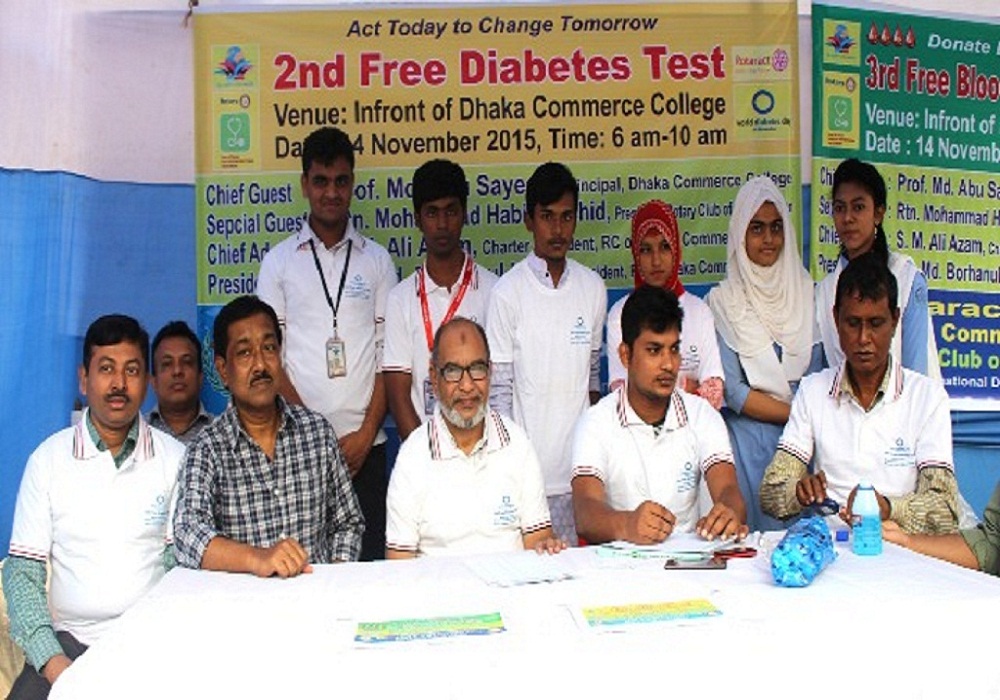 2nd Free Diabetics Test 14.11.2015