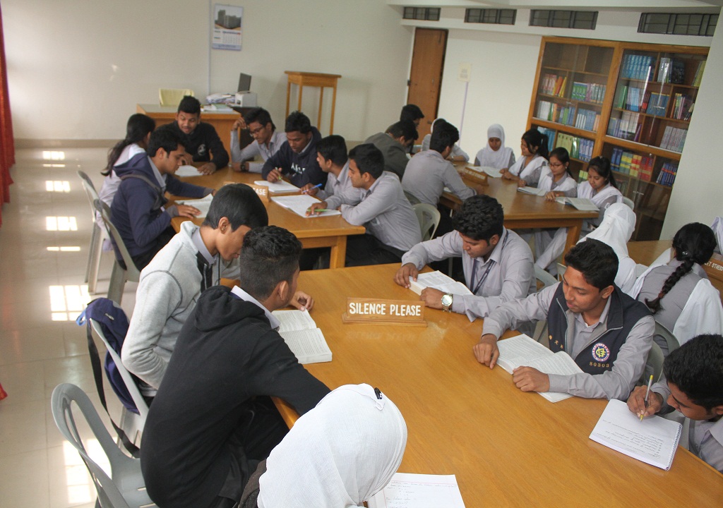 Students of BBA Program doing their seminar work