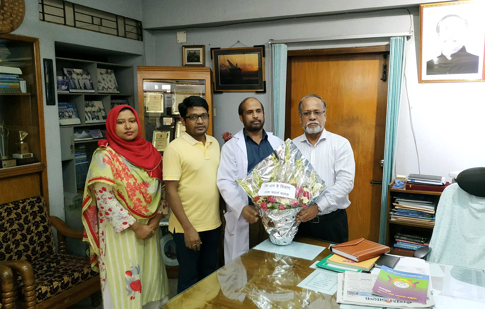 Reception to Principal Prof. Dr. A.F.M Shafiqur Rahman by the teachers of Department of CSE