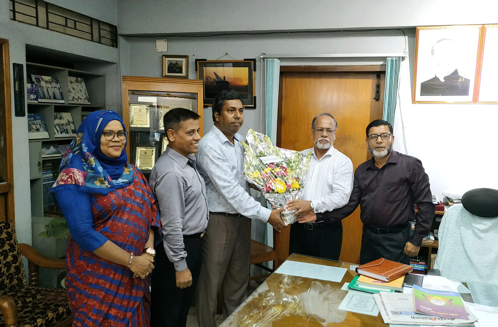 Reception to Principal Prof. Dr. A.F.M Shafiqur Rahman by the teachers of Department of MBA