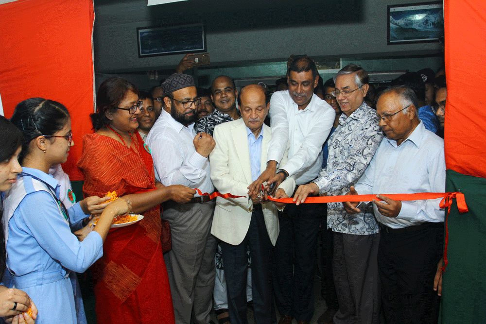 Inauguration of art exhibition, Blood Donation Program and free blood-grouping of Independence Day 2019