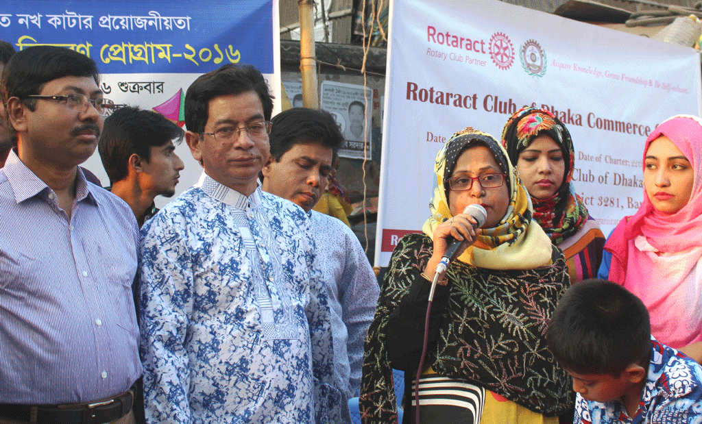 Nail Cutter Distribution and Handwash Program by Rotaract Club  and Icche Ghuri Foundation 18.11.2016  (2)