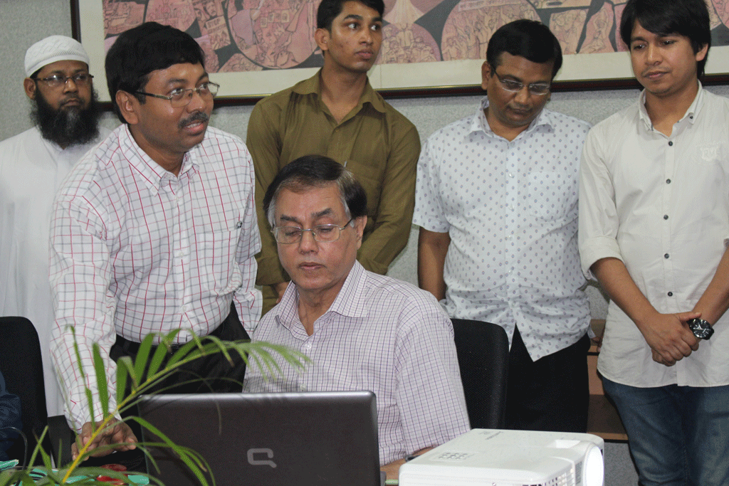 Dynamic Website, Facebook, Web Software Opened by GB Chairman Dr Shafik Ahmed Siddque (2)