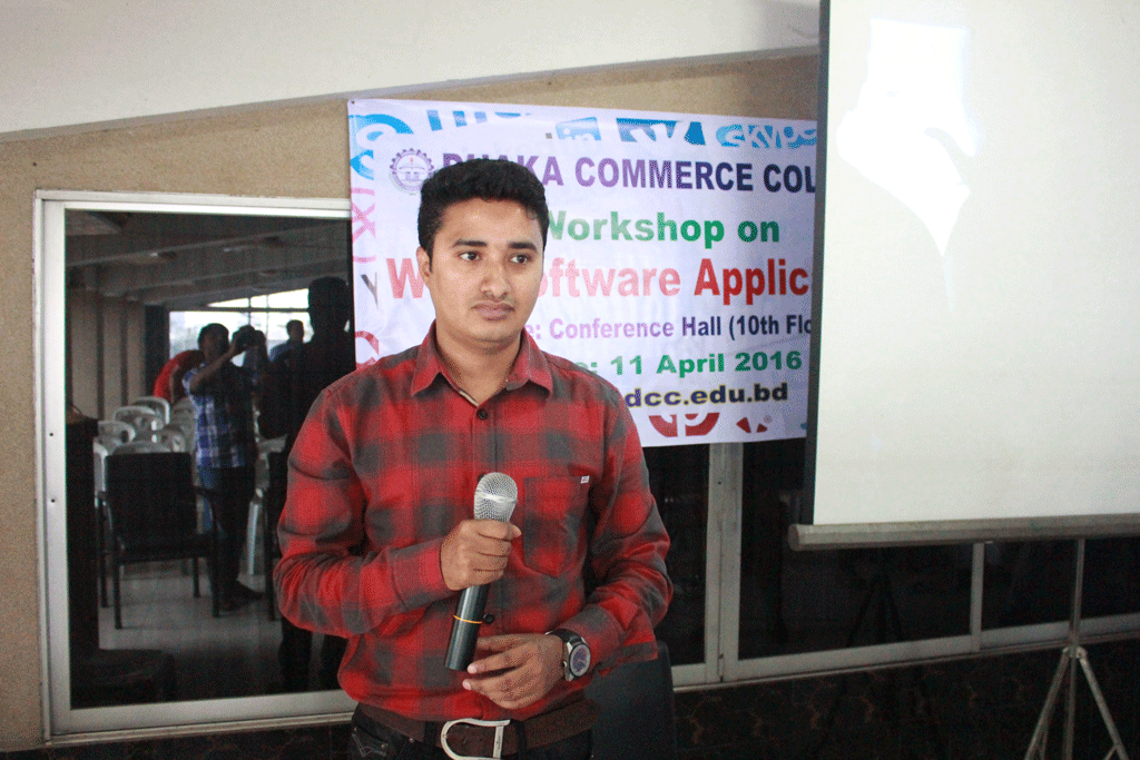  Workshop on Web Software Application, Programmer Shaidul Islam Milon