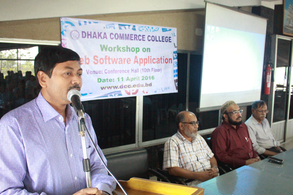 Workshop on Web Software Application, Convener Ali Azam