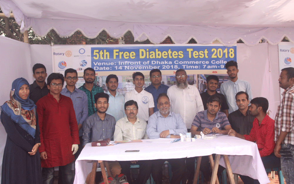 5th Free Diabetes Test 14.11.2018