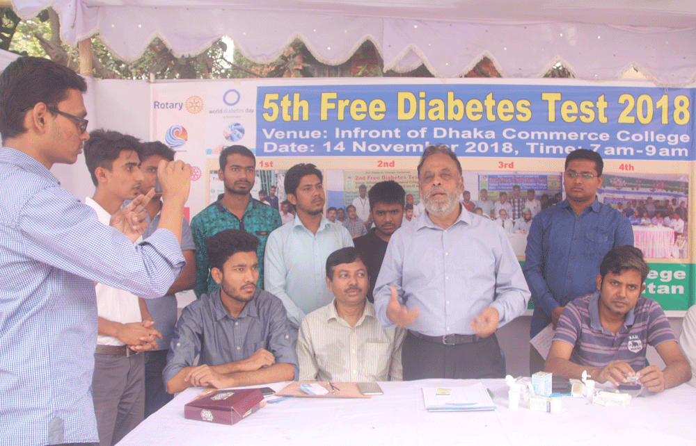 5th Free Diabetes Test 14.11.2018