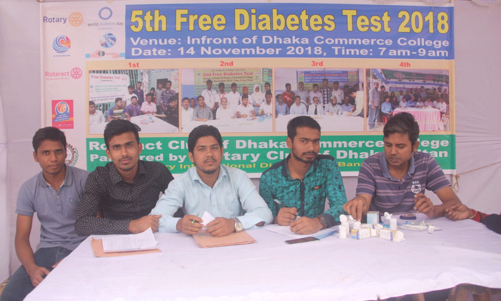 5th Free Diabetes Test 14.11.2018