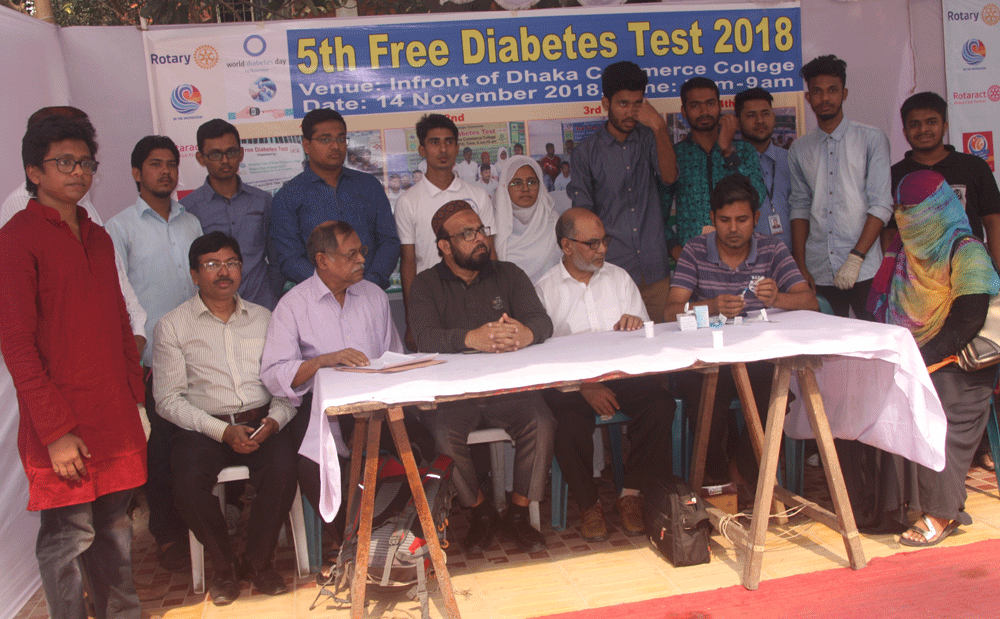 5th Free Diabetes Test 14.11.2018