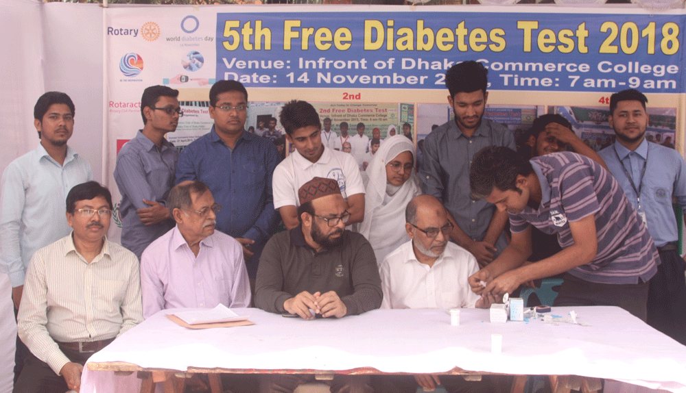 5th Free Diabetes Test 14.11.2018