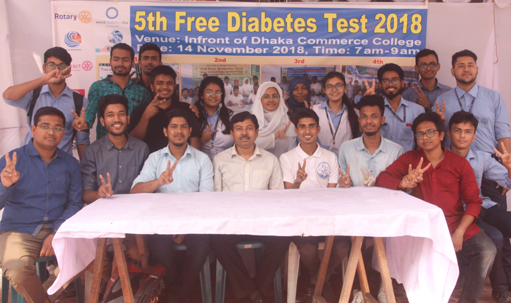 5th Free Diabetes Test 14.11.2018