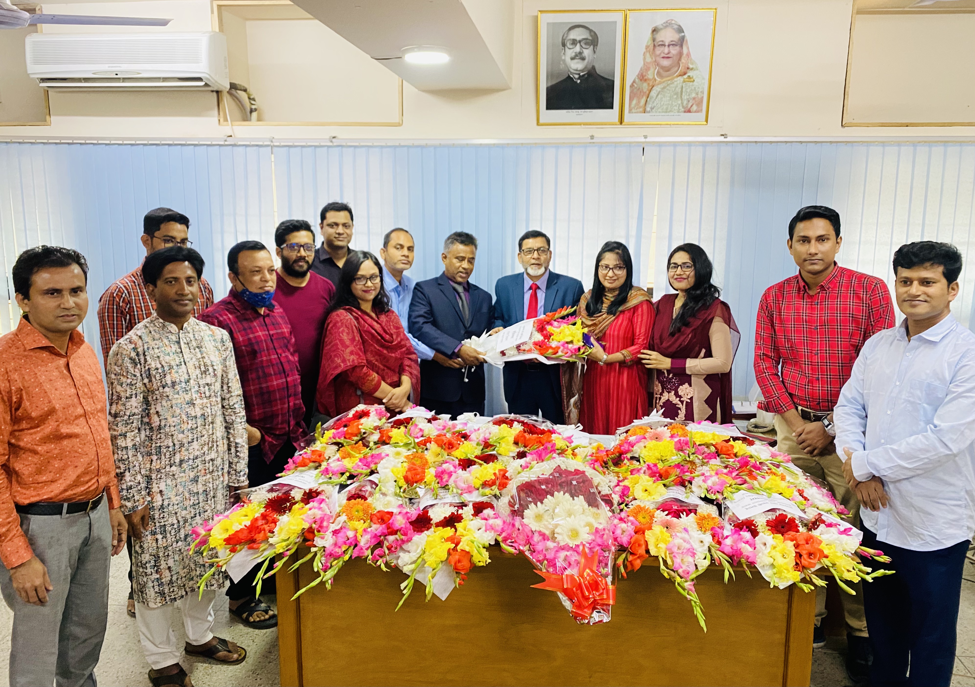 Reception to Vice Principal Prof. Md. Wali Ullah by Bangla Department