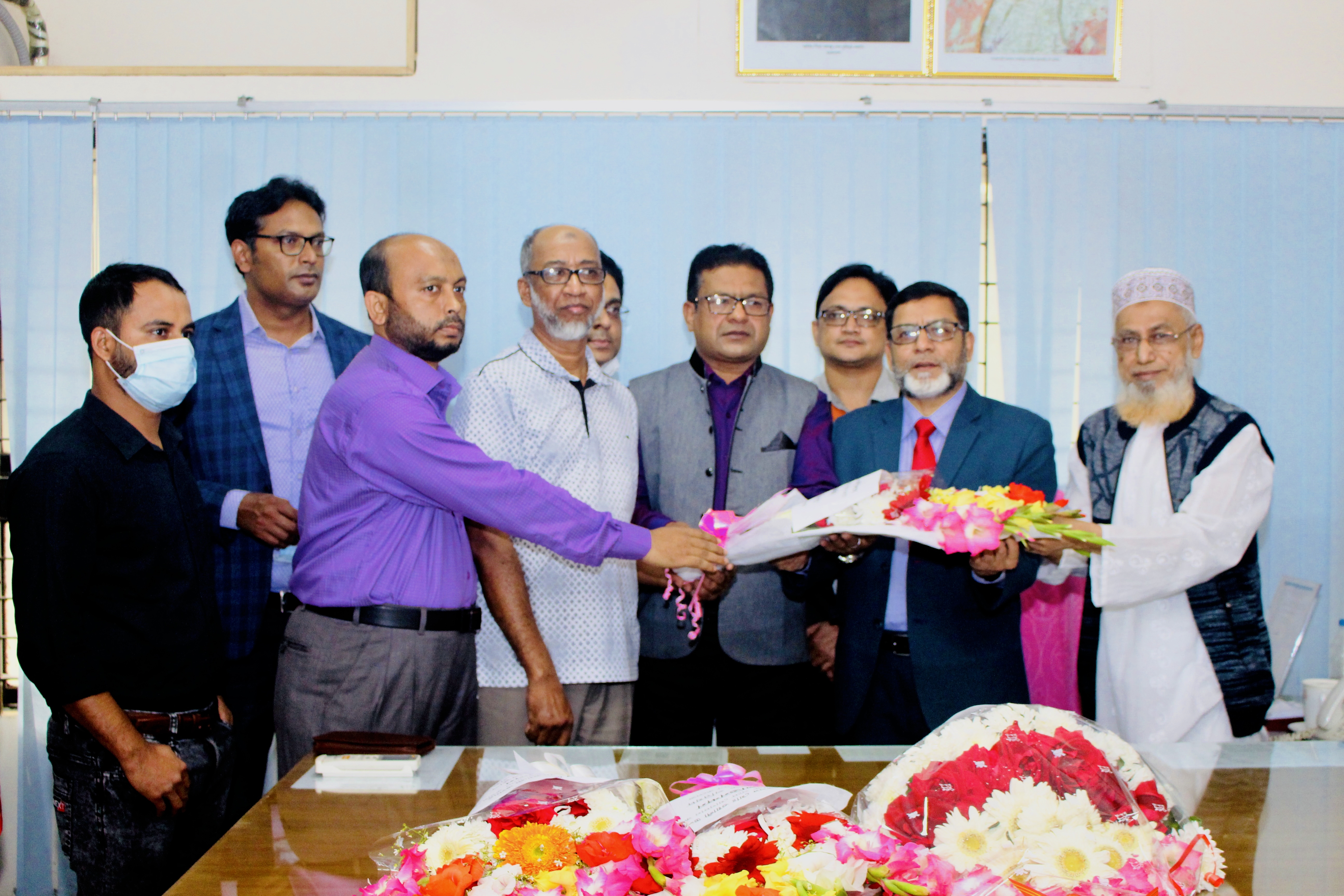 Reception to Vice Principal Prof. Md. Wali Ullah by English Department