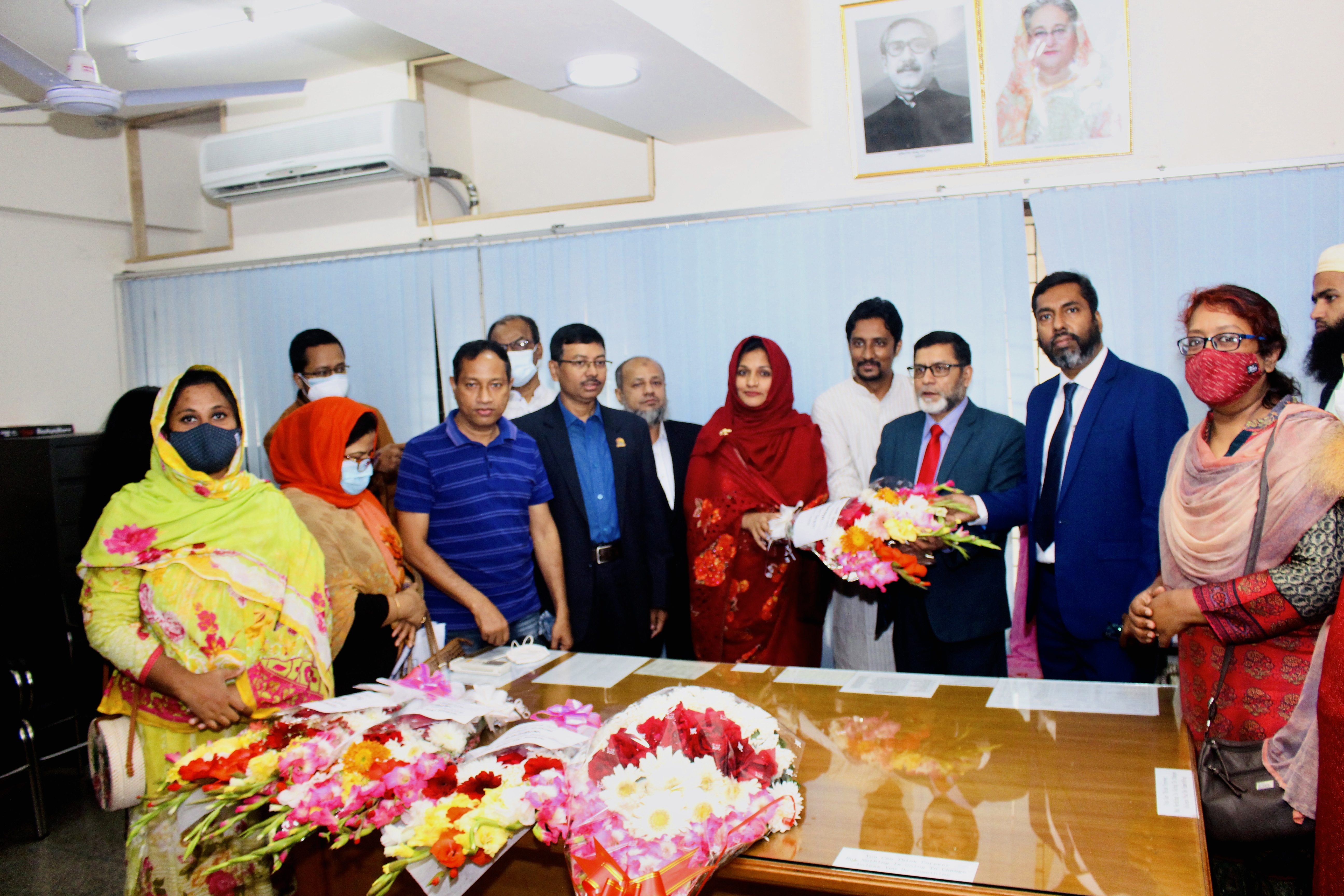 Reception to Vice Principal Prof. Md. Wali Ullah by Management Department