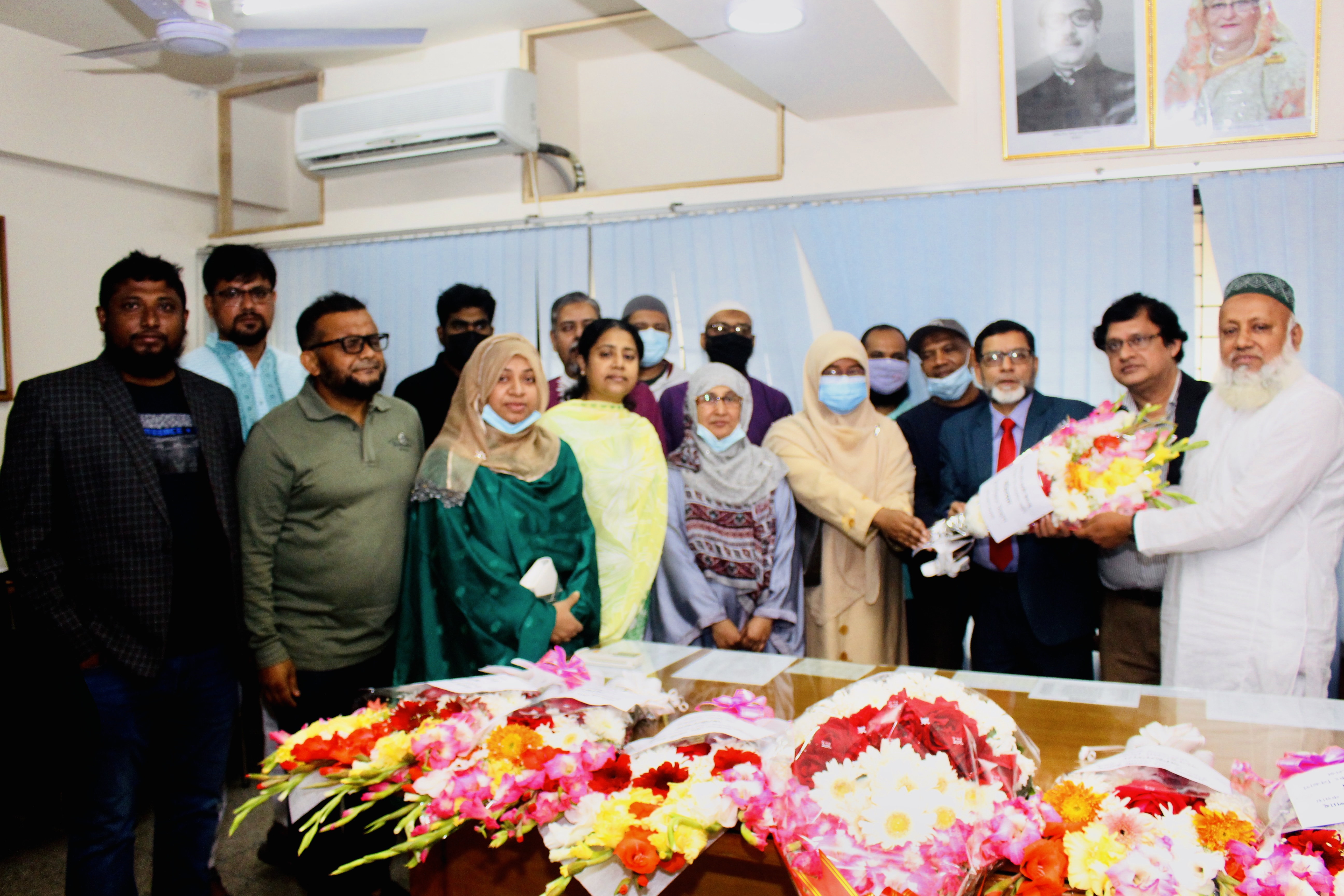 Reception to Vice Principal Prof. Md. Wali Ullah by Accounting Department