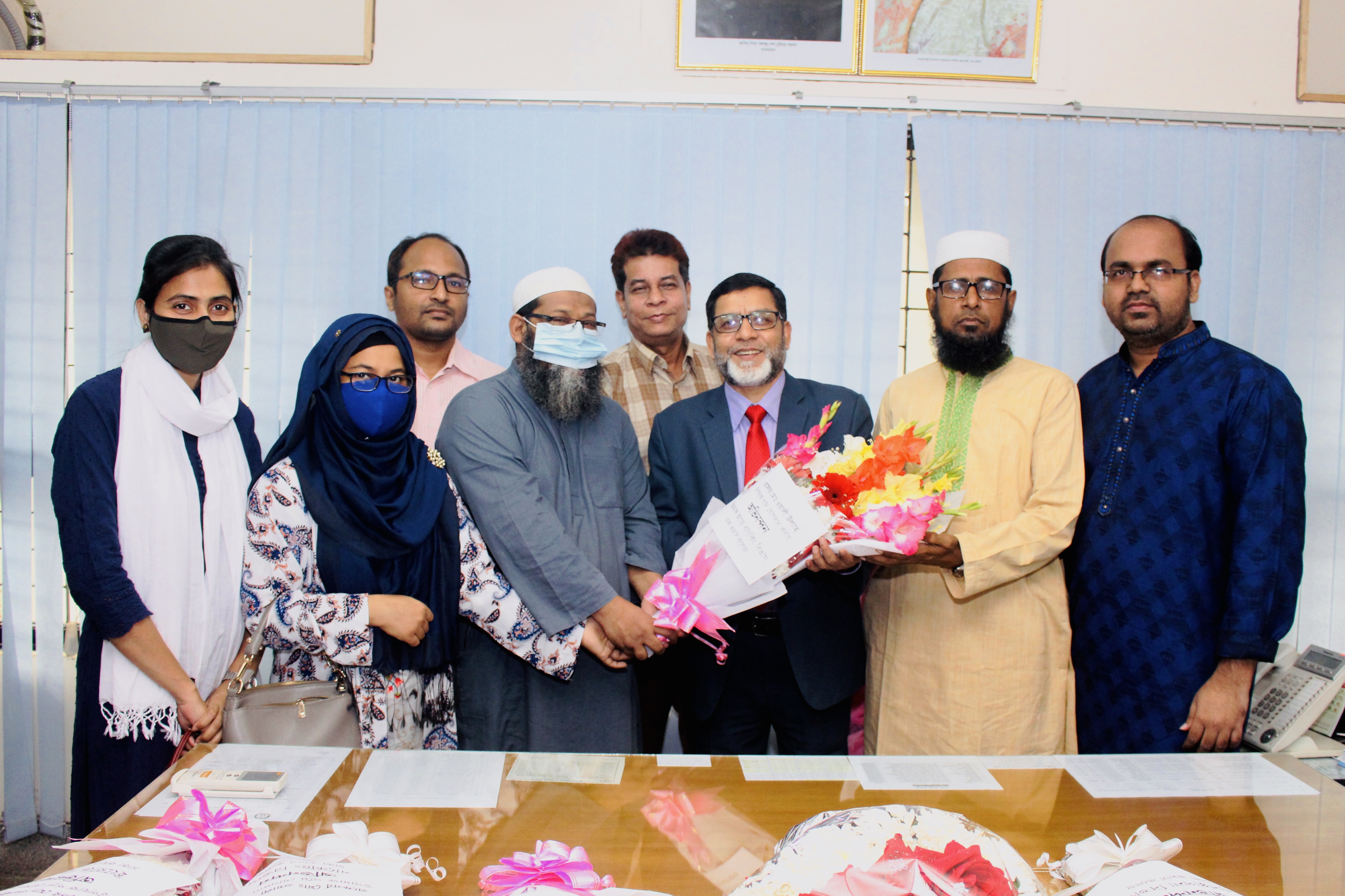 Reception to Vice Principal Prof. Md. Wali Ullah by Finance & Banking Department
