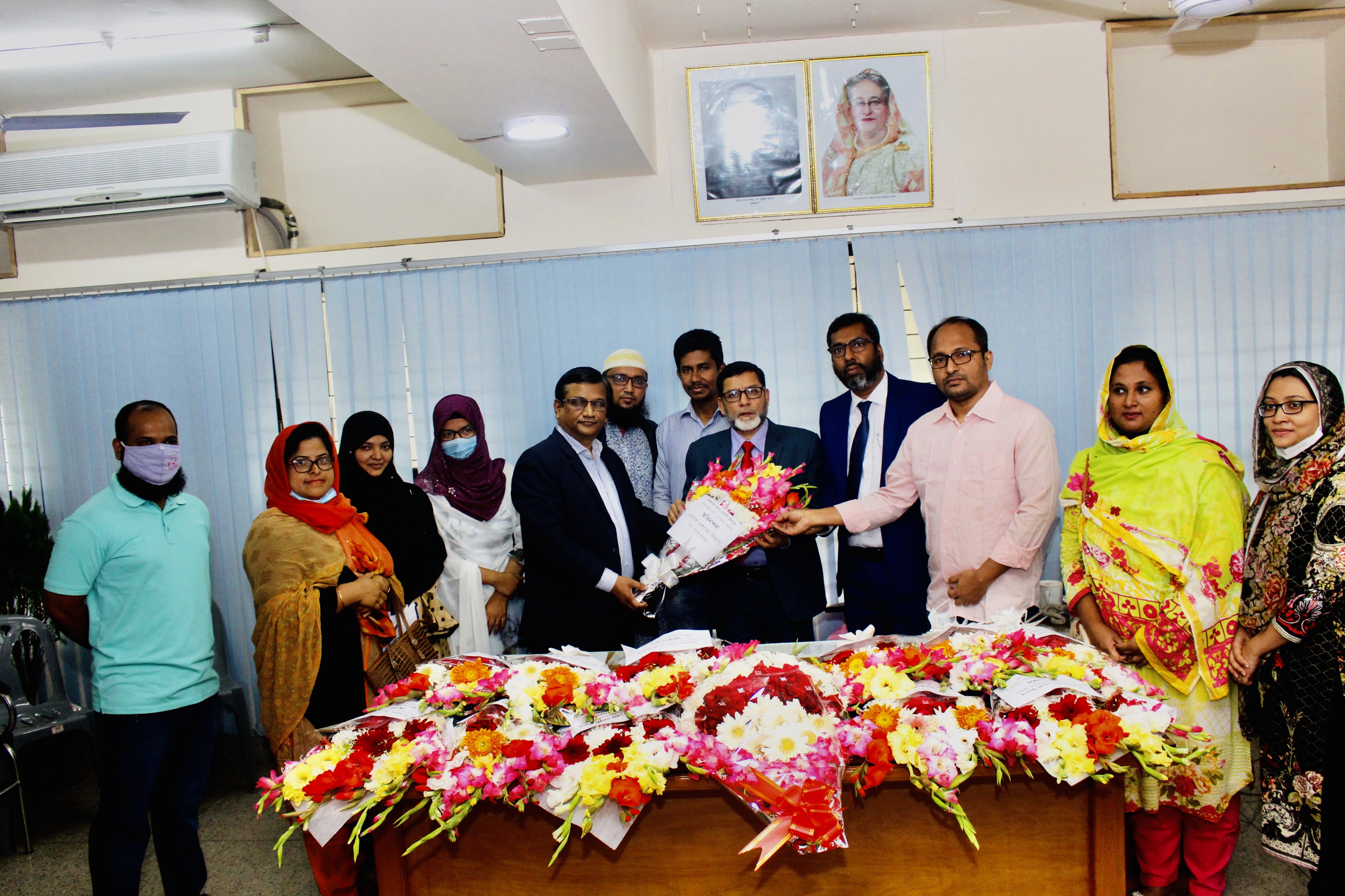 Reception to Vice Principal Prof. Md. Wali Ullah by Business Administration Department