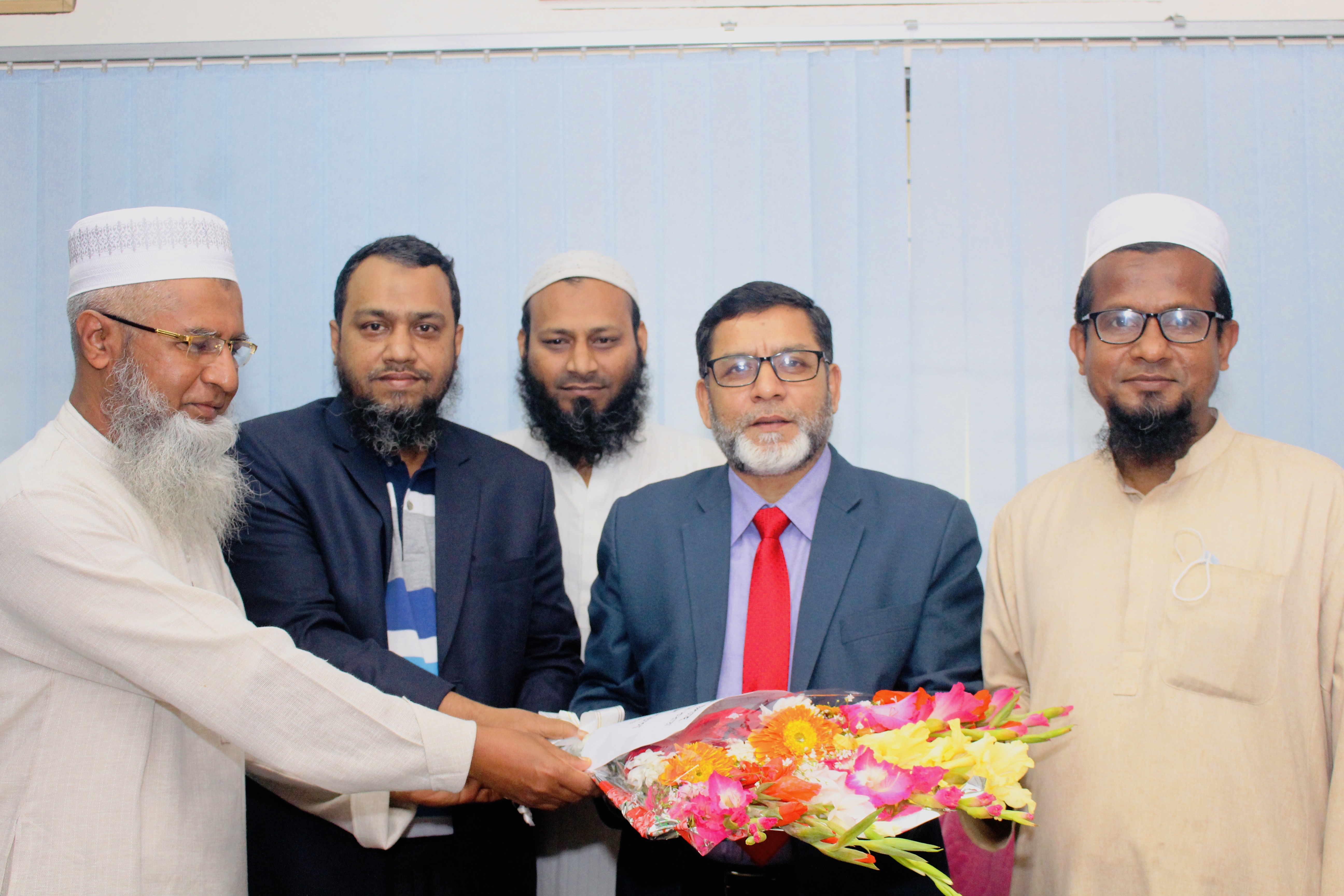 Reception to Vice Principal Prof. Md. Wali Ullah by Statistics Department