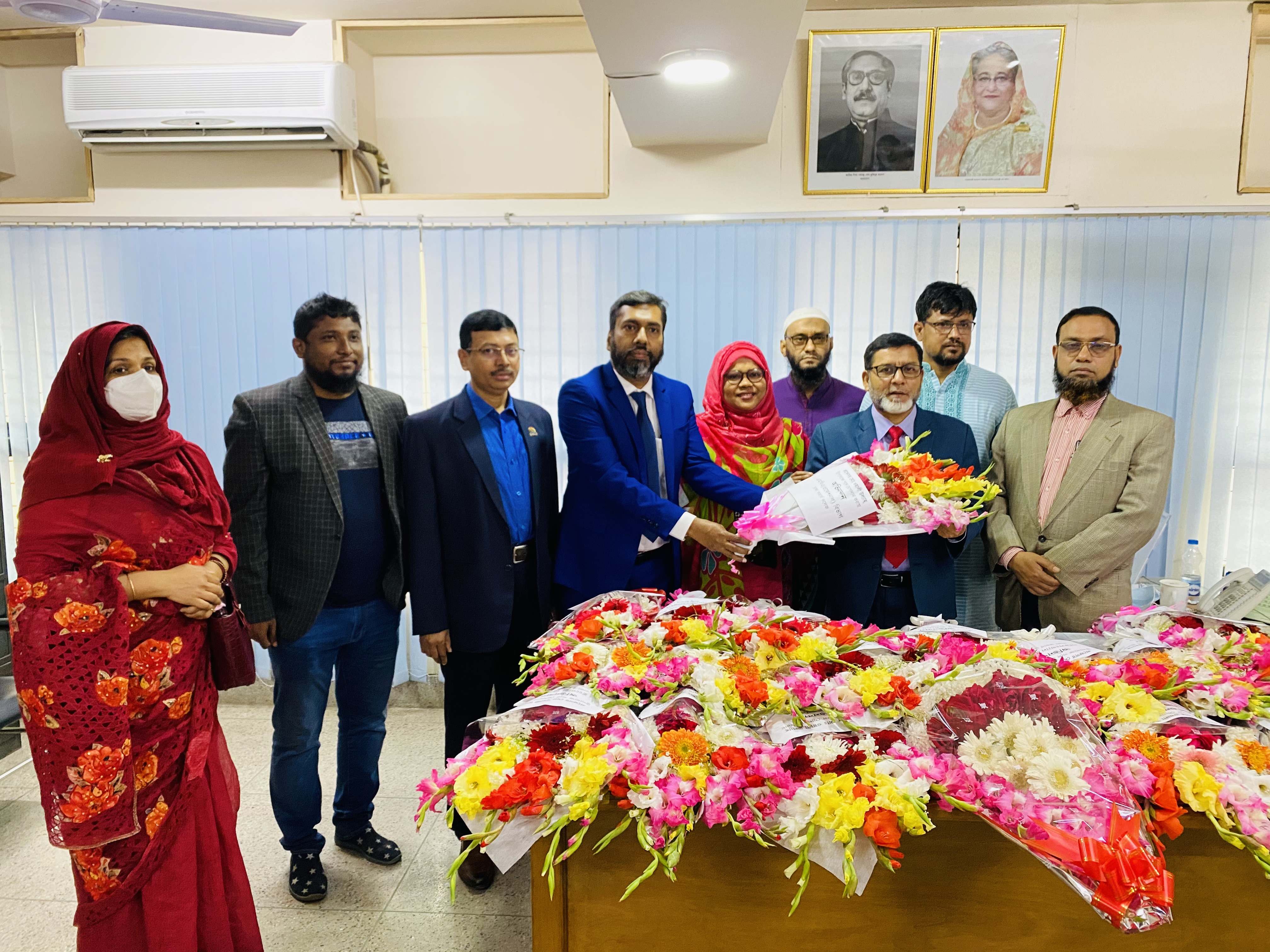 Reception to Vice Principal Prof. Md. Wali Ullah by MBA Program Department