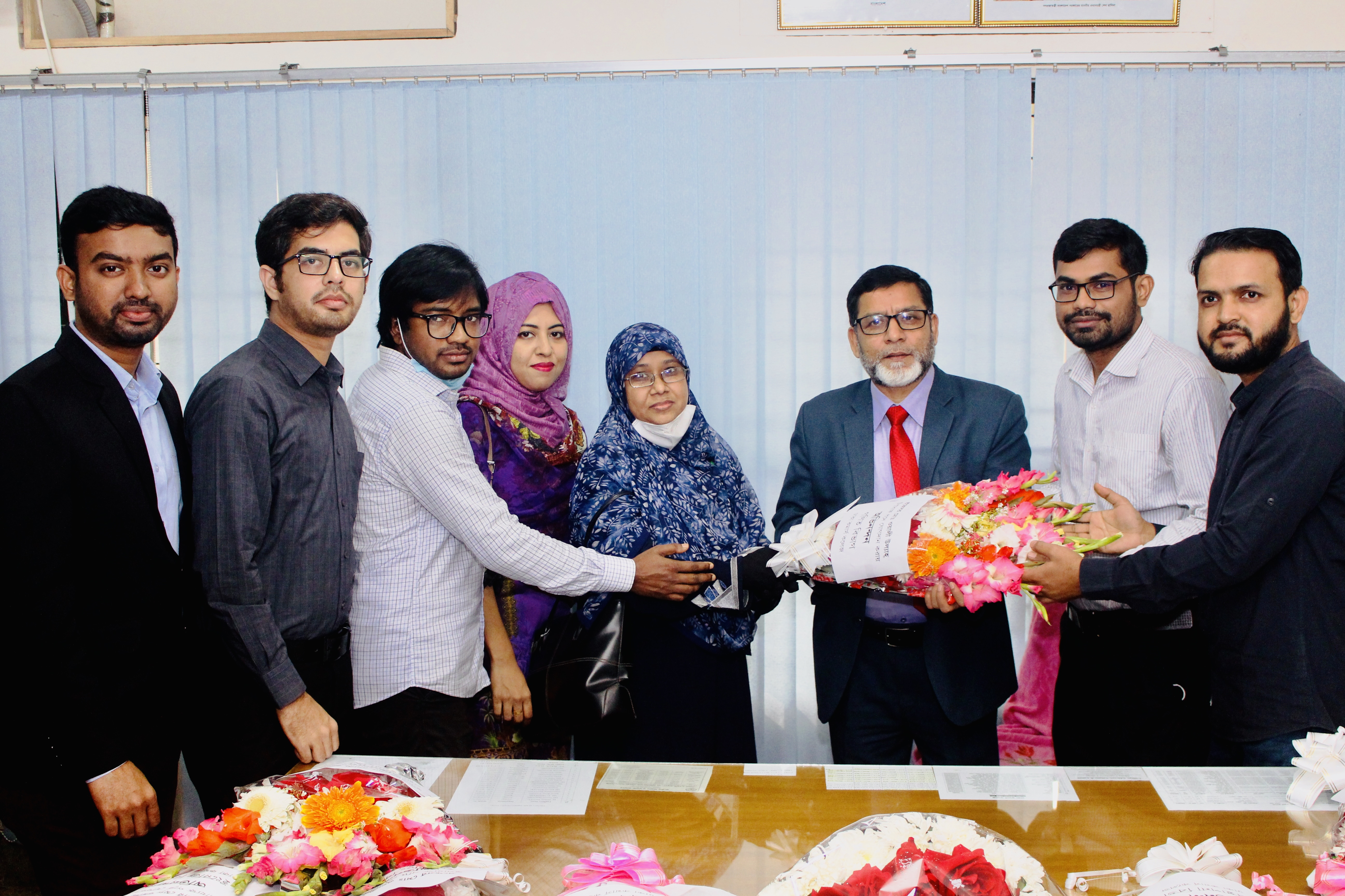 Reception to Vice Principal Prof. Md. Wali Ullah by Mathematics Department
