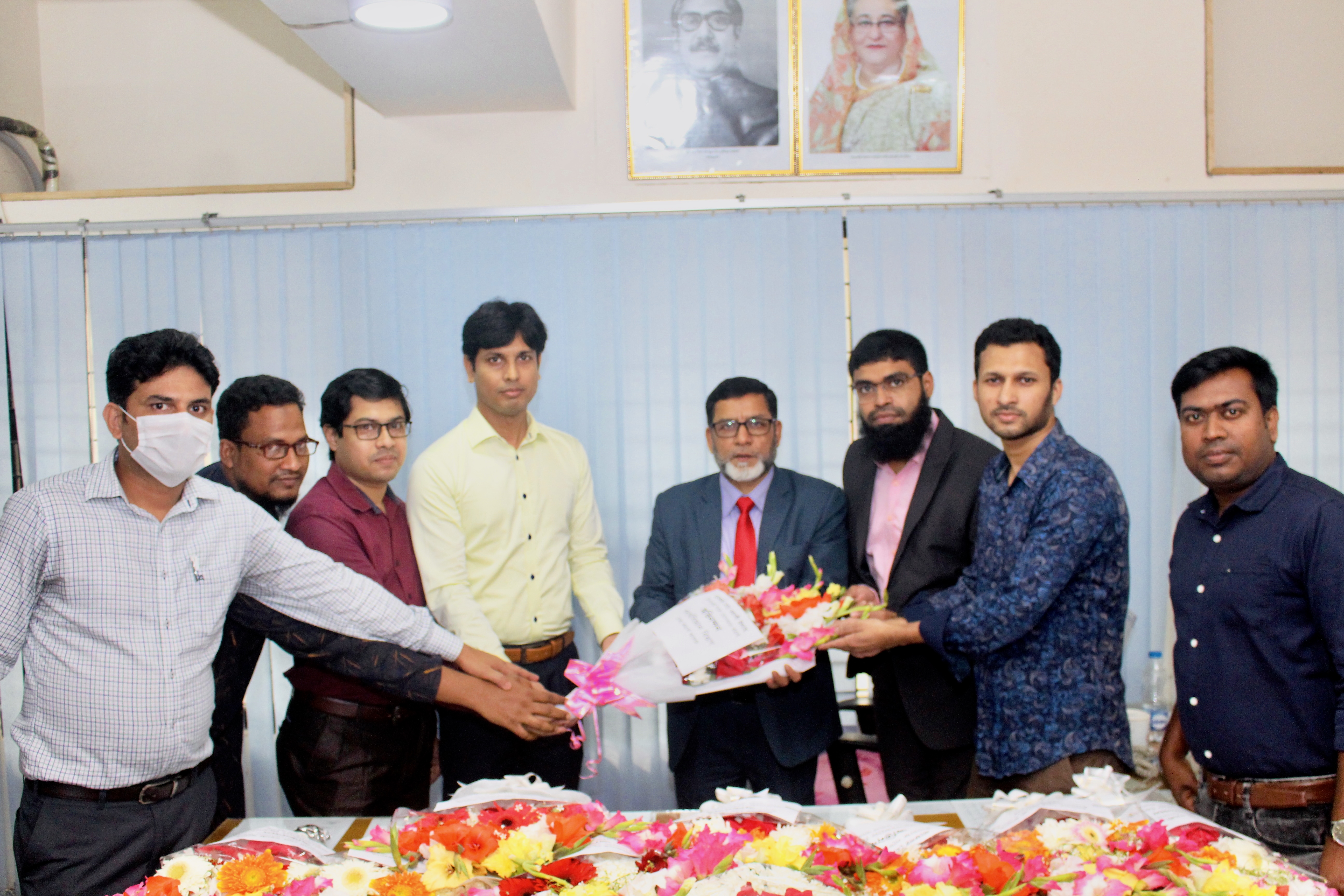 Reception to Vice Principal Prof. Md. Wali Ullah by Physics Department