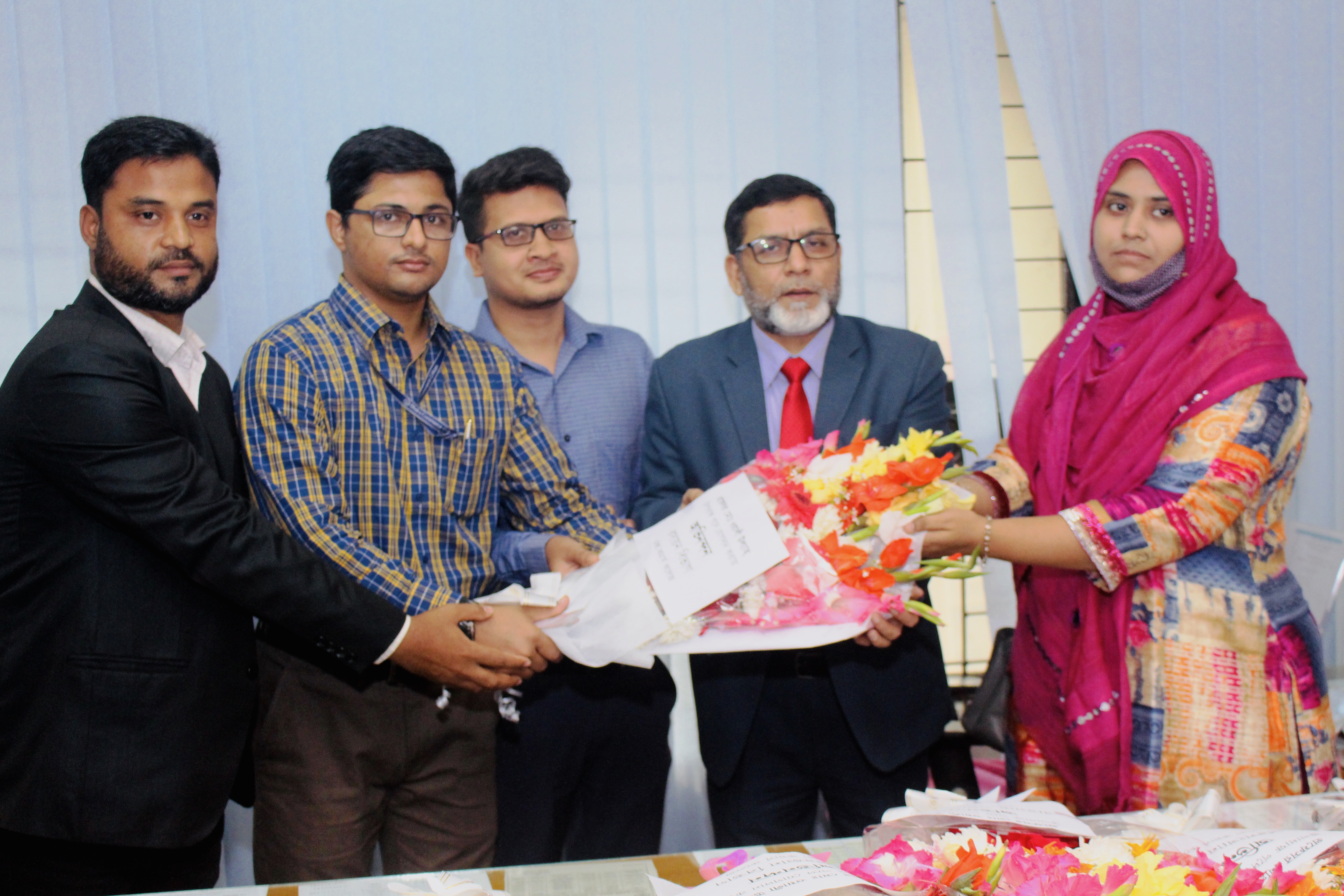 Reception to Vice Principal Prof. Md. Wali Ullah by Chemistry Department