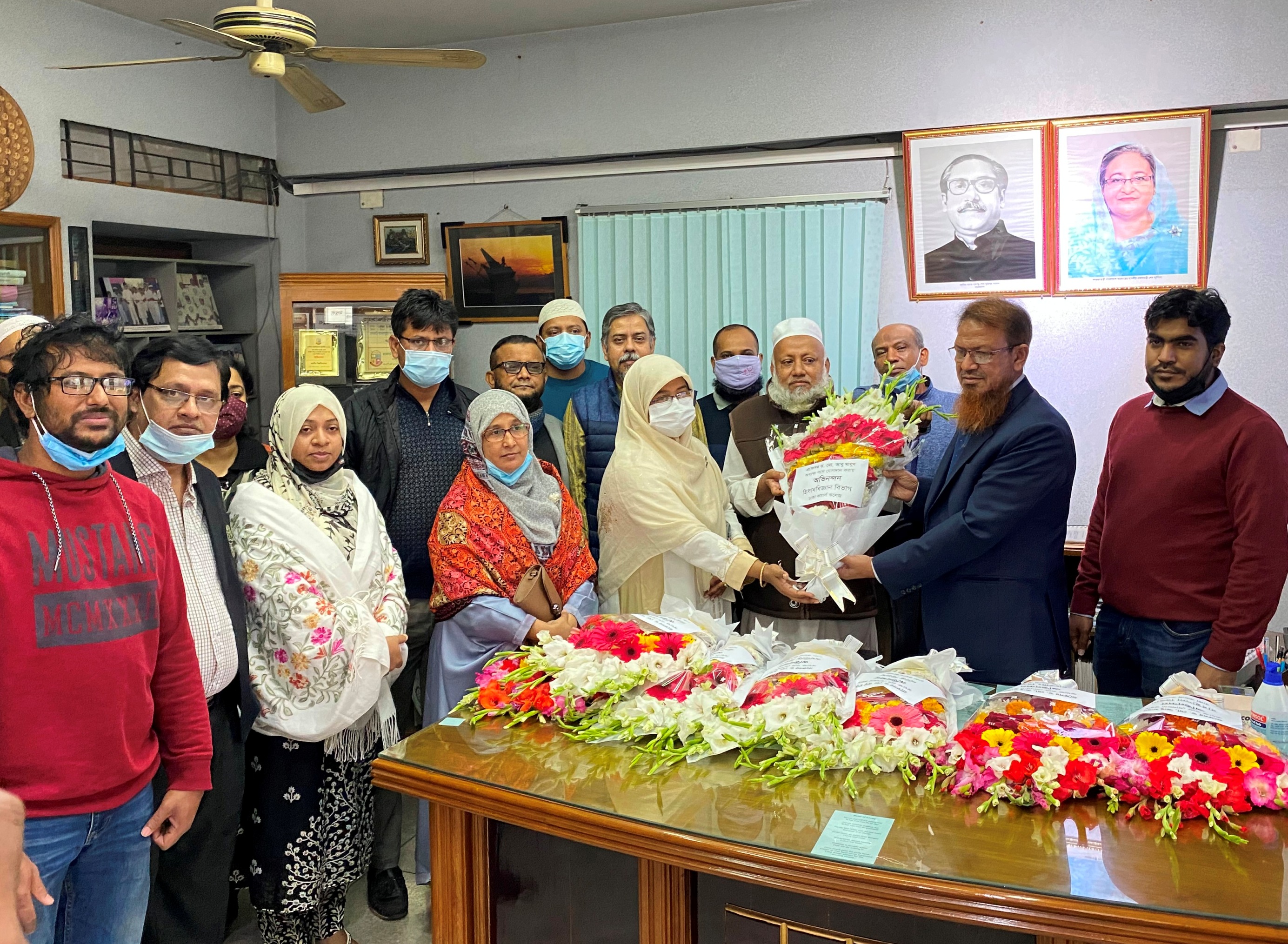 Reception to Principal Prof. Dr. Md. Abu Masud by Accounting