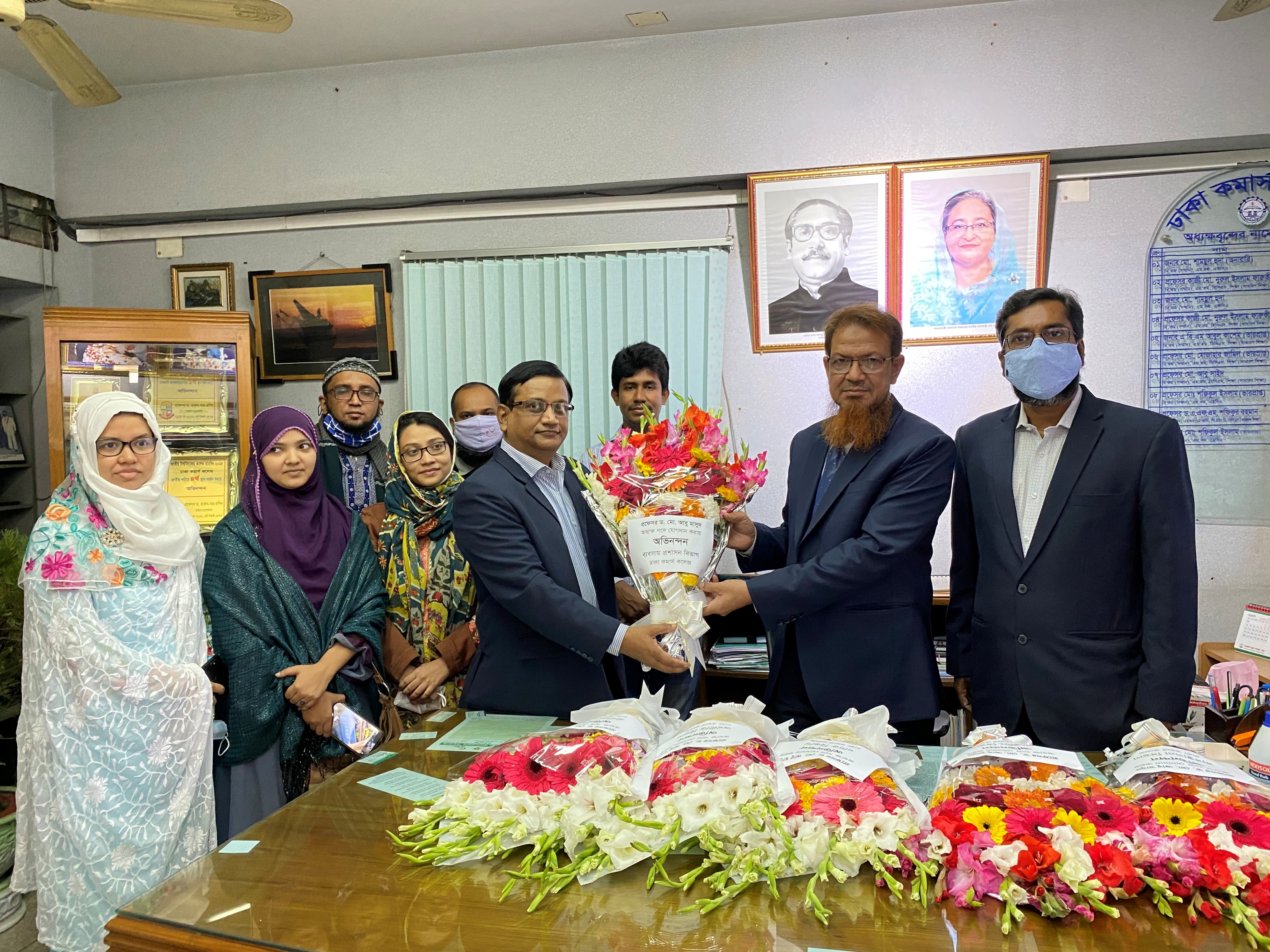 Reception to Principal Prof. Dr. Md. Abu Masud by Business Administration Department