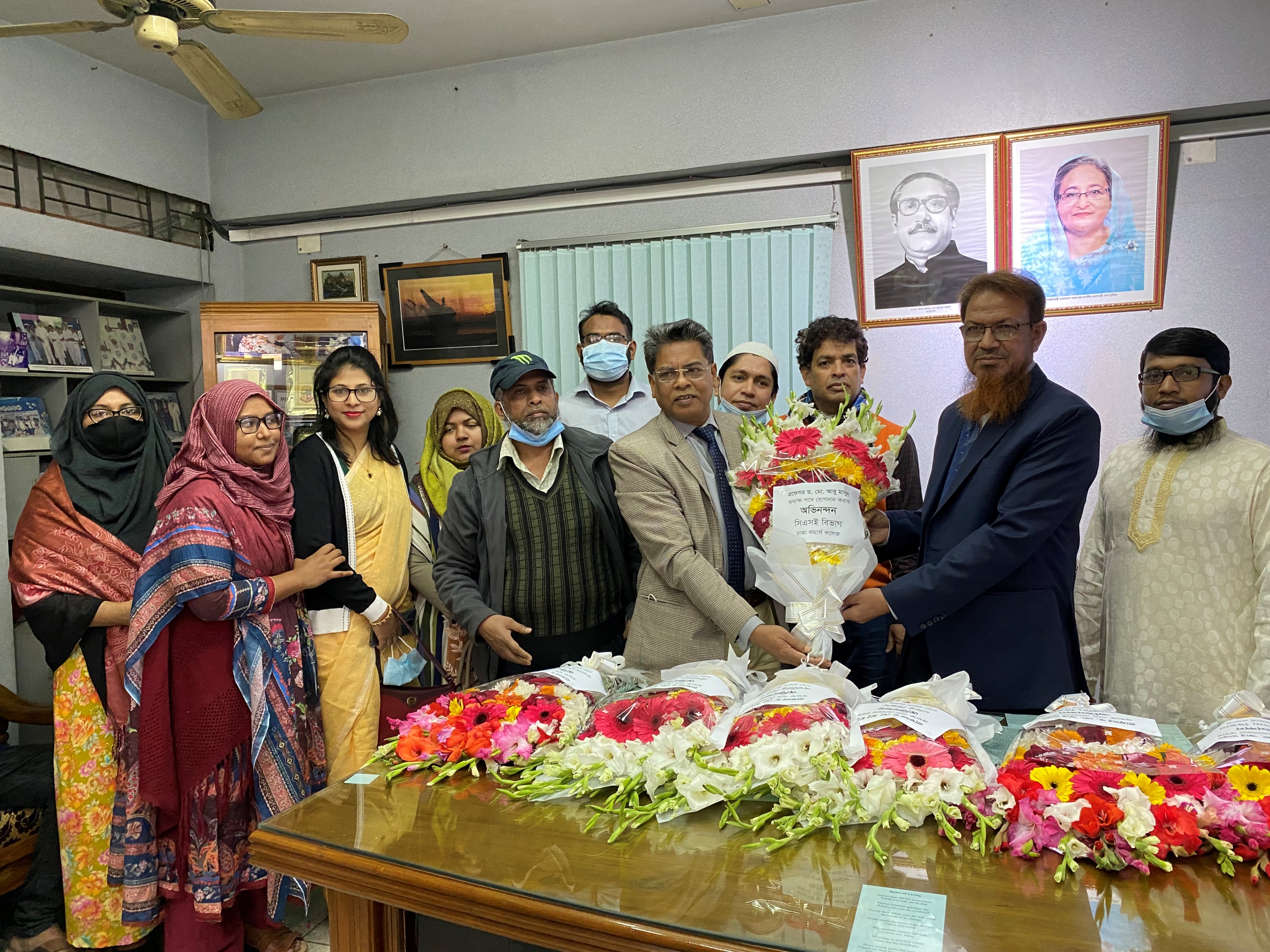 Reception to Principal Prof. Dr. Md. Abu Masud by CSE Department