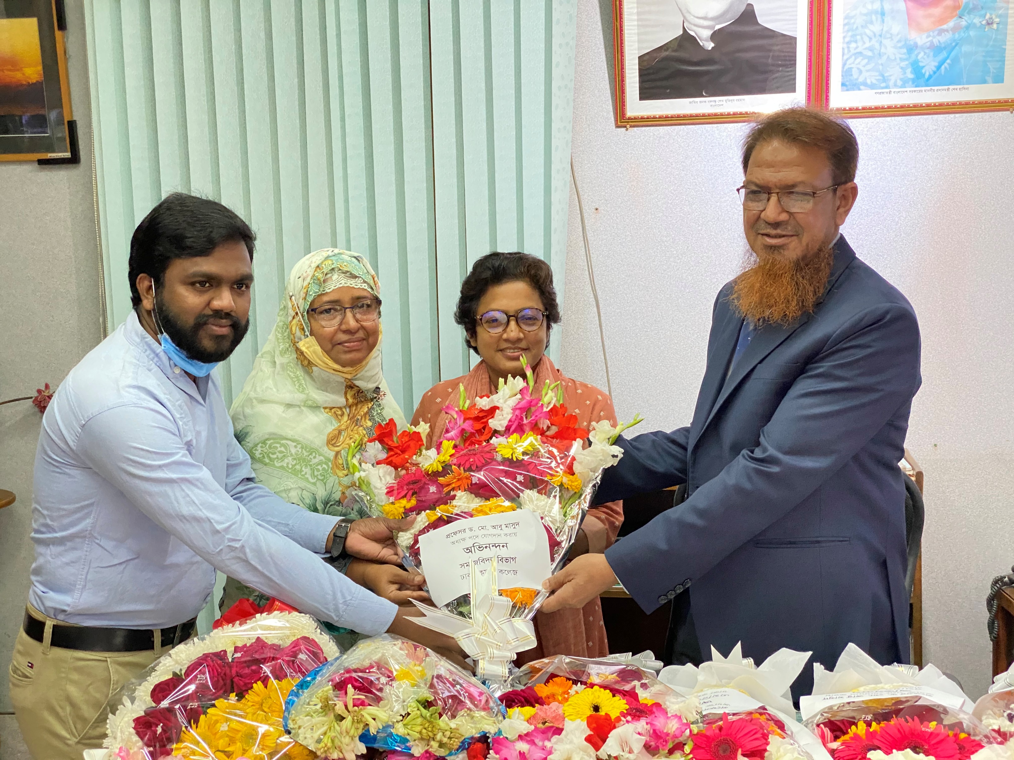 Reception to Principal Prof. Dr. Md. Abu Masud by Social Studies Department