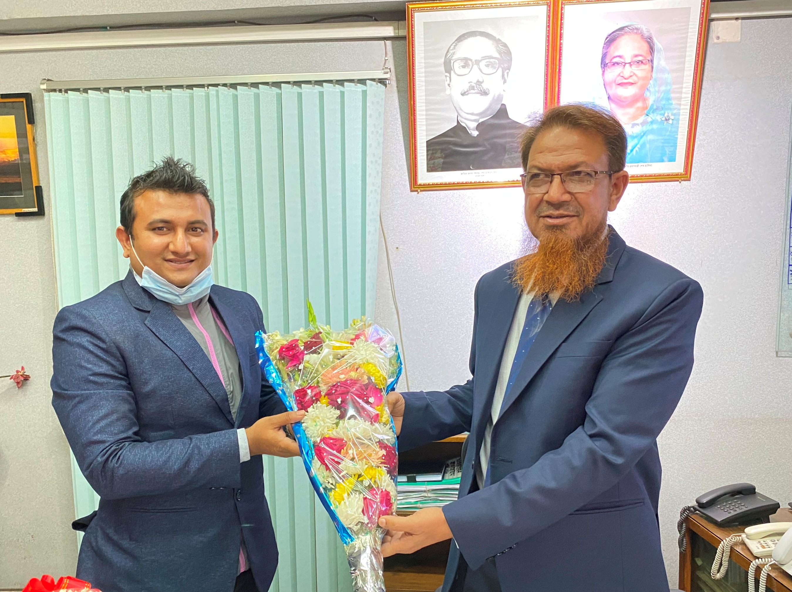 Reception to Principal Prof. Dr. Md. Abu Masud by Physical Education Department